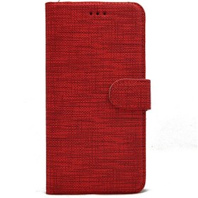 Resim Samsung Galaxy M32 4G Standlı Kartvizitli Exclusive Spor Cüzdan Kırmızı Kılıf 