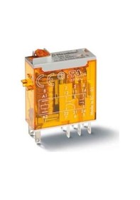 Resim Finder Röle 46.52.9.110.0074 24v 8a Ac 2 Kontak Kilitli Test Butonu Ve Hata Göstergeli 