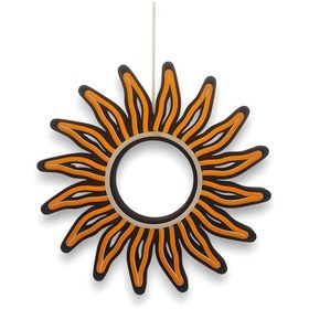 Resim Güneş Neon Led 3d Baskı Çok Renkli 