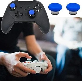 Resim 2 Pcs Short Metal Thumbsticks Replacement for Xbox Elite Series 2 Core Controllers, Accessories for Elite Series 2 Controller Replacement Thumbsticks, Thumbsticks for Xbox Elite Series 2 Controllers 