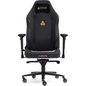 Resim Titanseat Throne Leather Gold Oyuncu Koltuğu 