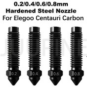 Resim ELEGOO Centauri Karbon Fiber Ekstruder Hotend Sertleştirilmiş Çelik Nozul Kiti, Tam Boy Aşınmaya ve Yüksek Isıya Dayanıklı Kalınlaştırılmış Çelik Nozulla, Kolayca Pürsüz Birçoklukla Carbon Fiber Eritme, Hassas Ekstrüzyon,CNC Makine Nozulu,Tıkaçsız Nozul,Yüksek Performanslı Nozul,Aşınmaya Dayanıklı Nozul,Isıya Dayanıklı Nozul,Yazıcı Memesi Yükseltme,CNC Tutkunları,Maker Topluluğu 