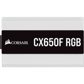 Resim Corsair CX650F Power Supply Rgb 650W 80+ Bronze Full Modüler 120MM Fanlı Psu Beyaz 