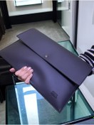 Resim PLUSH STUDIO , Ledcase 13.3-14 Inch Bilgisayar Evrak Çantası (deri+peluş) Siyaha Siyah Klasör, Kılıf 