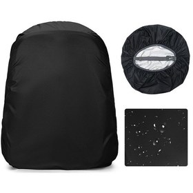 Resim Neevoyu Su Geçirmez Sırt Çantası Kılıfı - Bisiklet, Kamp, Dağcılık İçin Dayanıklı Yağmurluk 30-50l Siyah 