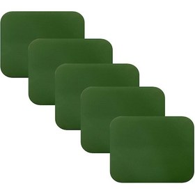 Resim Knsz oturma minderi 5 li mazlum yşl suni deri tel sandalyesi oturma yeri için 