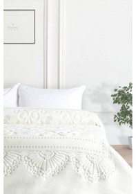 Resim Sarar Merinos Pırıltı Battaniye Battal Boy Gümüş 