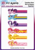 Resim F17 Ajans Ütü Ile Yapışan Tekstil Dtf Baskı Görseli My Little Pony Unicorn 