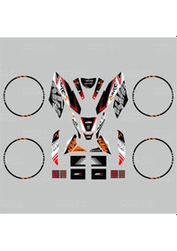 Resim Ktm Duke 125 R Design Sticker Set (2011-16) 548763336 