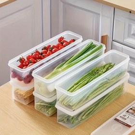 Resim 4 Şeffaf Plastik Gıda Saklama Kapları Kapaklı - Tekrar Kullanılabilir, BPA İçermeyen PP Düzenleyiciler - Dondurucu İçin Harika - Soğan, Kereviz, Zencefil, Sarımsak, Makarna, Yumurta ve Daha Fazlası İçin - Mutfak Düzenleme Gerekliliği 