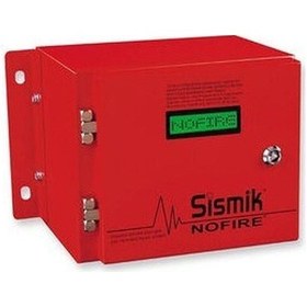 Resim Sismik Nofıre Lcd Göstergeli Mekanik Sensörlü Elektromekanik Sismik Deprem Sensörü 