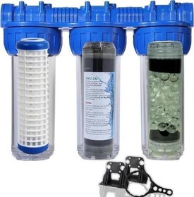 Resim Lotto Filters Bina ve Daire Girişi Su Arıtma Yıkanabilir + Gac Plus + Silifoz 