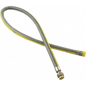 Resim Gassa 100 cm Doğalgaz Ocak Bağlantı Flexi 1/2-1/2 Tse 