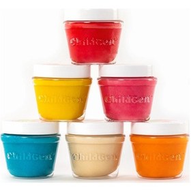 Resim Childgen Play Dough Childgen 6'lı 125gr Oyun Hamuru Seti 6x125gr Çok Renkli 