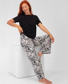 Resim Domtrik Yazlık Ev Takımı Pantolonlu 210517543 Gri 