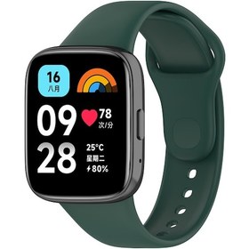 Resim Ardemix Xiaomi Redmi Watch 3 Active Uyumlu Klasik Kordon-koyu Yeşil 