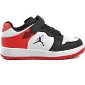 Resim Cool Haykat Siyah Kırmızı Çocuk Günlük Sneaker Spor Ayakkabı 001 