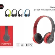 Resim Subzero SW44 Bluetooth Katlanabilir Kulaklık - Gri/mavi 