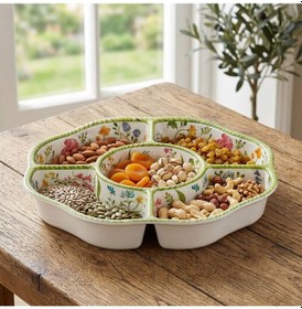 Resim Lucky Art Laurus Melamin Bölmeli Çerezlik 38cm Dıo30004 çok renkli 