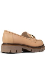 Resim Deery Kadın Hakiki Deri Bej Loafer Ayakkabı - F2313ZPDRE01 