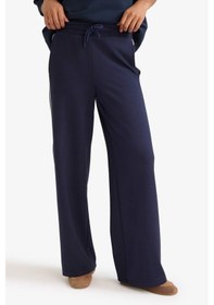 Resim Defacto Straight Fit Cepli Düz Paça Eşofman Altı D6668ax25aunv256 Lacivert 