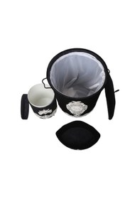 Resim Exclusive Siyah 6'lı Set 3'lü Banyo Kirli Çamaşır Sepeti & 3'lü 