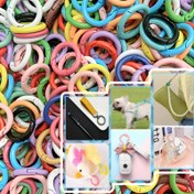 Resim 35/50 adet 25mm Metal Yaylı O-Halkaları - DIY Anahtarlıkları, Çanta Askıları, Köpek Tasma için Çok Renkli Dayanıklı Metal Kilitli saç tokası | Kolay Açılır, Güvenli Bağlantı, Pürüzsüz Yüzey, Çanta Askı Bağlantıları, Canlı Renk Seçenekleri, Metalik Kaplama 