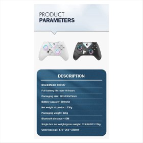 Resim Celestial Forge Uyandırma Makro Programlanabilir Kablosuz Bluetooth Denetleyicisi ile Altı Eksenli Oyun Konsolu Switch Siyah Için Oyun Denetleyicisi (Yurt Dışından) 