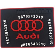 Resim TUSBA MARKET Audi Uyumlu Torpido Üstü Numaratörlü Kaydırmaz Ped 