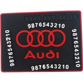 Resim TUSBA MARKET Audi Uyumlu Torpido Üstü Numaratörlü Kaydırmaz Ped 