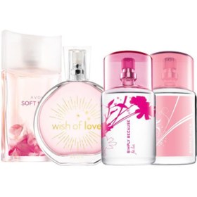 Resim Avon Kadın Soft Musk Wish + Of Love + Simply Because + Simply Edt 50 ml Parfüm Seti MPACK1081 