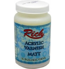 Resim Rich Su Bazlı Vernik Mat Matt Acrylic Varnish 250 Cc. 