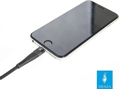 Resim Apple iPhone Lightning 5A 100 W 1 Metre Örgülü Hızlı Şarj ve Data Kablosu Shaza