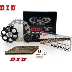 Resim Zincir Dişli Seti Ducatı Dıavel 1260cc Zincir: Dıd-525zvm-x Gold-112 Ön Dişli: Jt 15t Arka Dişli: Sunstar 43t 2018-2020 