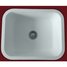 Resim Tek Göz Corian Mutfak Eviyesi 