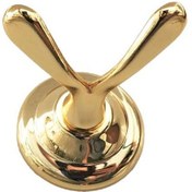 Resim Lider Dicle Gold Banyo Aksesuarı.Sarı Altın Renk Ikili Askılık Çok Renkli 