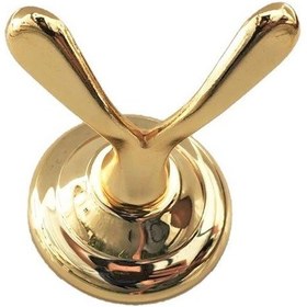 Resim Lider Dicle Gold Banyo Aksesuarı.Sarı Altın Renk Ikili Askılık 