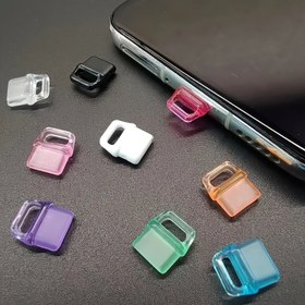 Resim USB-C Cihazlar için 12 Silikon Toz Tıkaçları, Evrensel Type-C Port Koruyucu, Su Geçirmez Şarj Portu Kapağı, Mobil Telefonlar, Dizüstü Bilgisayarlar, Tabletler için Uygun 