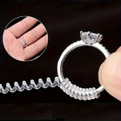 Resim 1 Adet Görünmez Yüzük Ayarlayıcı - Yüksek Şeffaflıkta Esnek Plastik Yüzük Ölçer, Rahat ve Kullanımı Kolay DIY Aleti, Gevşek Yüzükler için Güvenli Uyum & Takı Koruma, Minimalist Aksesuar, Pürüzsüz Yüzey, Aksesuar Severler İçin 