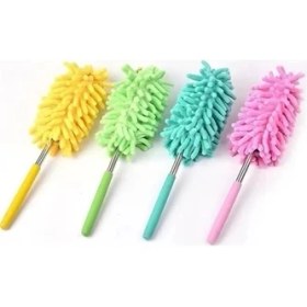 Resim Ronanna Teleskopik Mikrofiber Pratik Uzayabilen Toz Alma Fırçası Aparatı 