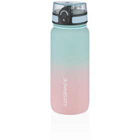 Resim Vagonlife Uzspace 3037 650ml Mint Yeşili-Pembe Tritan Matara 
