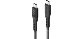 Resim Energea Flow 1.5m 240W Dijital Göstergeli Type-C To Type-C Pd Hızlı Şarj Kablosu 
