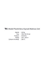 Resim Vira Vi-ra As Model Pprc Plastik Boru Kaynak Makinası Ayaklı Tek Vıask 