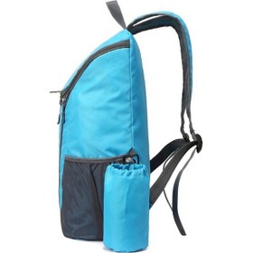 Resim Ebitda 20l Hafif Katlanabilir Sırt Çantası, Suya Dayanıklı, Bisiklet, Kamp, Dağcılık, Yürüyüş, Seyahat, Okul İçin Açık Mavi Açık Mavi 
