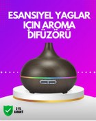 Resim TeknomAVM Zamanlayıcılı ve Otomatik Kapanmalı Aromaterapi Nemlendirici Difüzör 