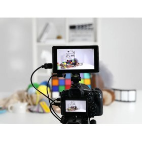 Resim Godox GM55 5.5”4k HDMI Kamera Üstü Dokunmatik Monitör 