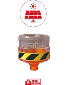 Resim Solar Ledli Flaşör Lamba 