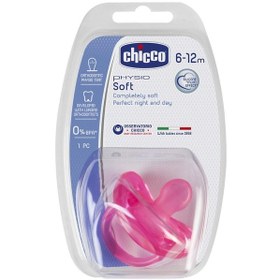 Resim Chicco Physio Soft Silikon Emzik 12 Ay Pembe 