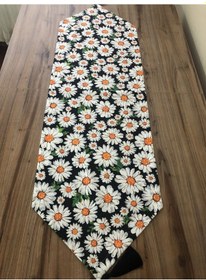 Resim Papatya Desenli Runner Çok Renkli 