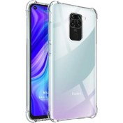 Resim Shock Absorbing Kılıf Xiaomi Redmi Note 9 Şeffaf Microsonic